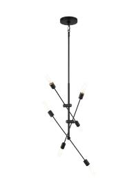 Six Light Medium Chandelier