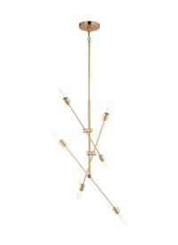 Six Light Large Chandelier