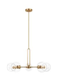 Five Light Large Chandelier