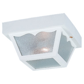 Two Light Outdoor Ceiling Flush Mount