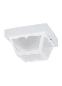 Two Light Outdoor Ceiling Flush Mount