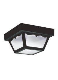 Two Light Outdoor Ceiling Flush Mount