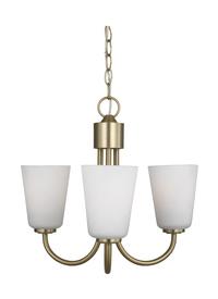 Three Light Chandelier