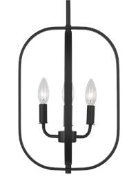 Three Light Chandelier